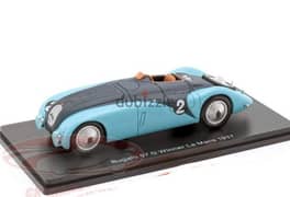 Bugatti 57 G (Lemans 1937) diecast car model 1;43.