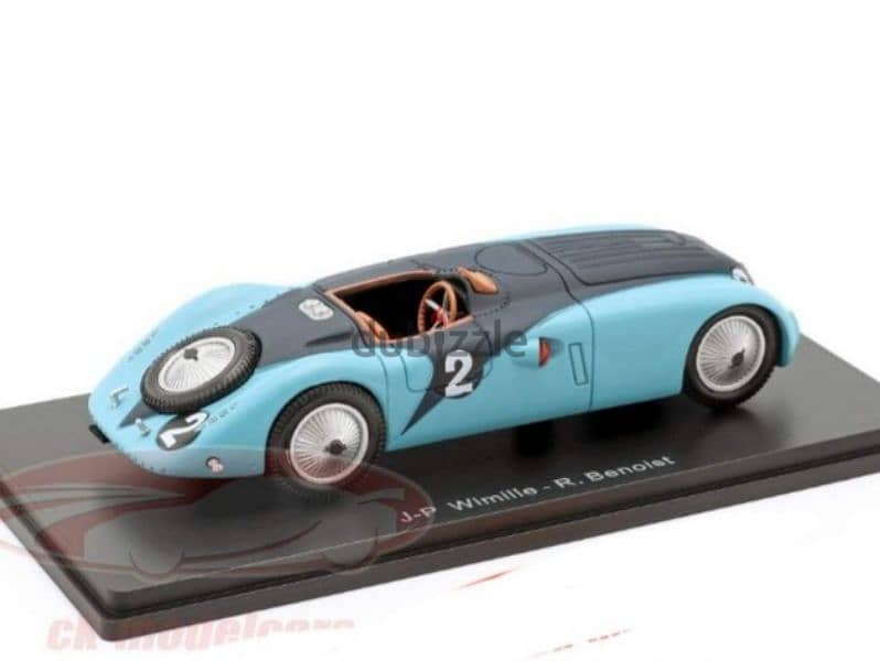 Bugatti 57 G (Lemans 1937) diecast car model 1;43. 4