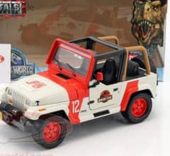 Jeep Wrangler '92 (Jurassic World '15) diecast car model 1:24. 0