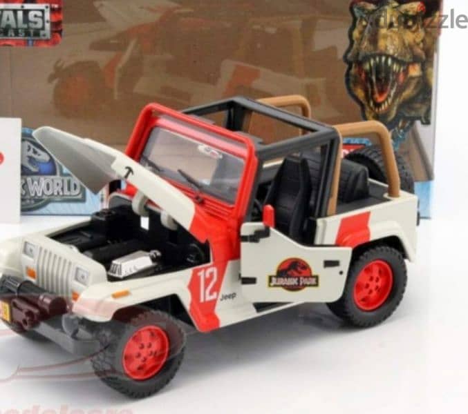 Jeep Wrangler '92 (Jurassic World '15) diecast car model 1:24. 5