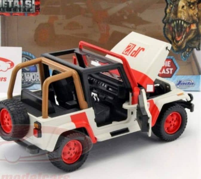 Jeep Wrangler '92 (Jurassic World '15) diecast car model 1:24. 6