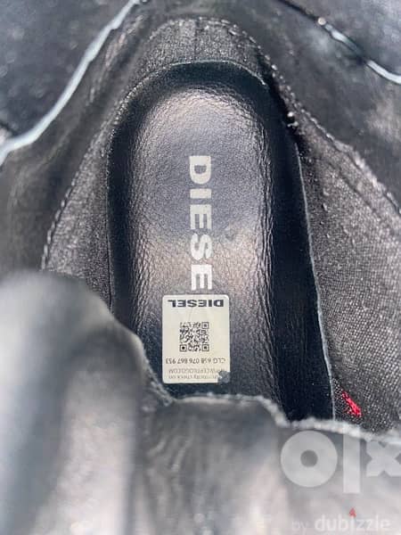 authentic diesel shoes used twice for 50$ leather akid 2