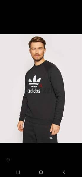 original Adidas sweatshirt grey s to xxL available gift bag also extra 6
