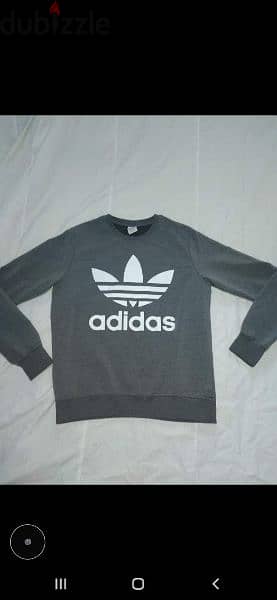 original Adidas sweatshirt grey s to xxL available gift bag also extra 11