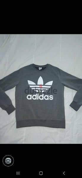 original Adidas sweatshirt grey s to xxL available gift bag also extra 12
