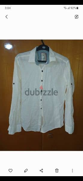 white shirt linen s m l 3