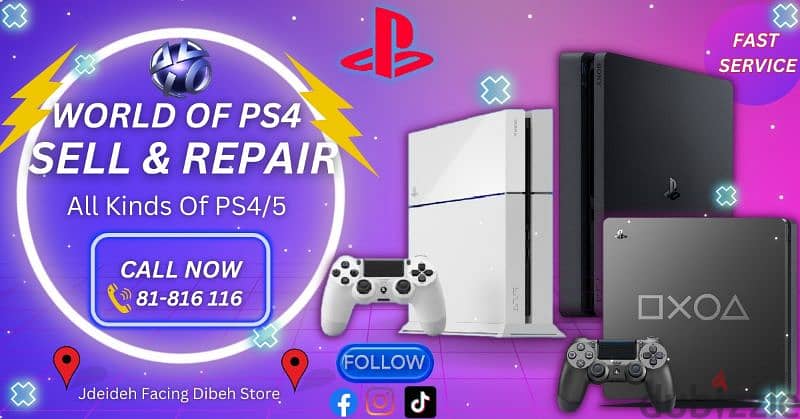 repair shop ps4 ps5 fast services 0