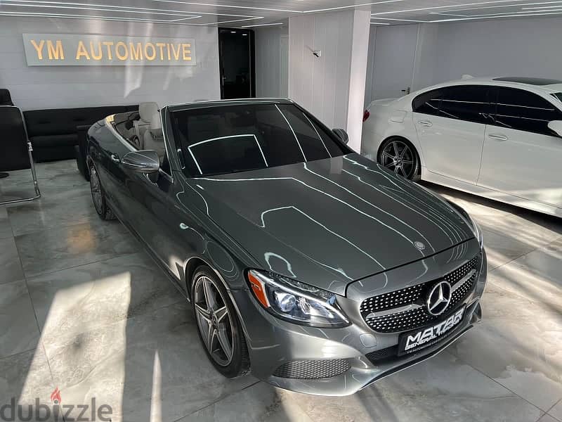 2017 C300 4MATIC  Convertible gray/gray keyless bixenon not register 1