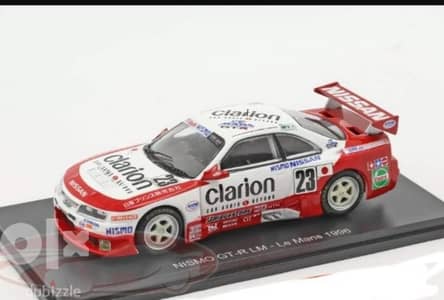 Nissan Skyline GT-R (Lemans '96) diecast car model 1;43.