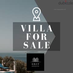 *Prime AREA* SEA VIEW Villa For Sale in BROUMANA  فيللا للبيع ببرمانا 0