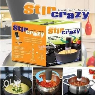 Stir Crazy Automatic Hands Free Sauce Stirrer - As seen on TV