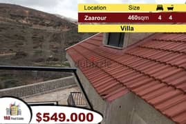 Zaarour | 460m2 Villa | 120m2 Garden | View | New | Pool | Luxury |