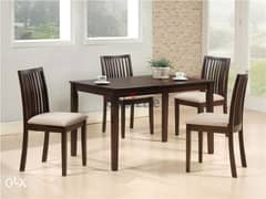 4 chairs table 0