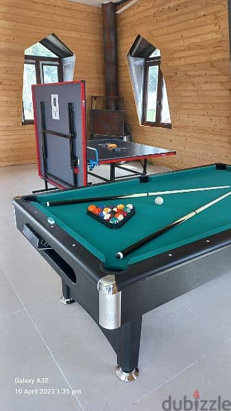 (2items)  billiard + table tennis