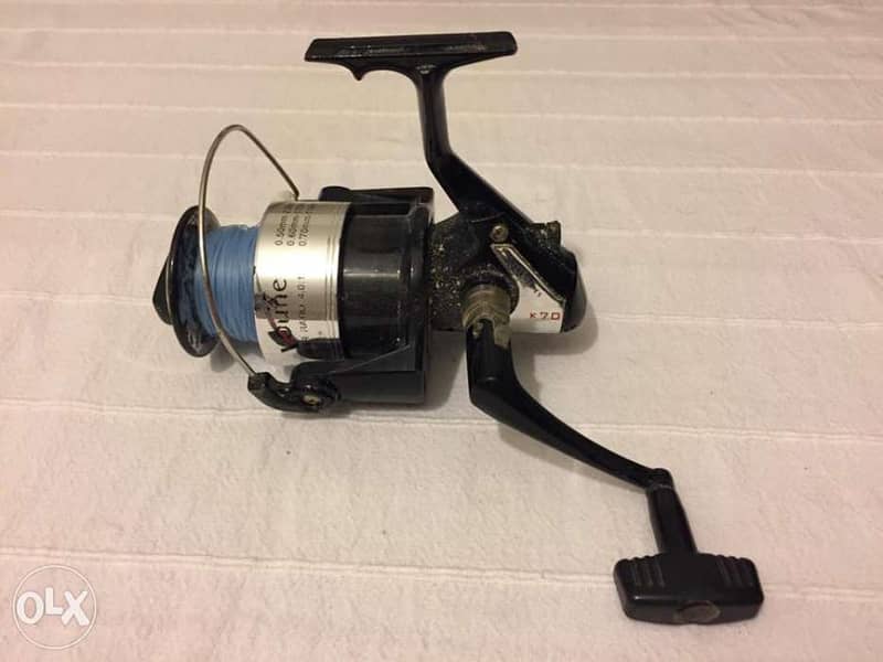 used moulinet for fishing / smaller size 1