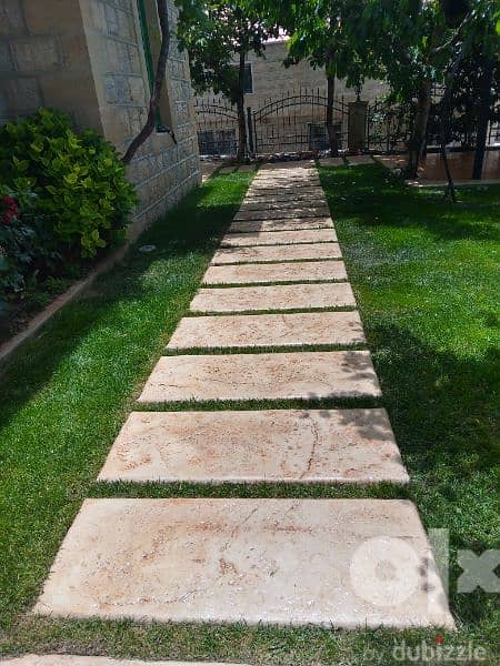 stamped concrete with Lebanese team 0