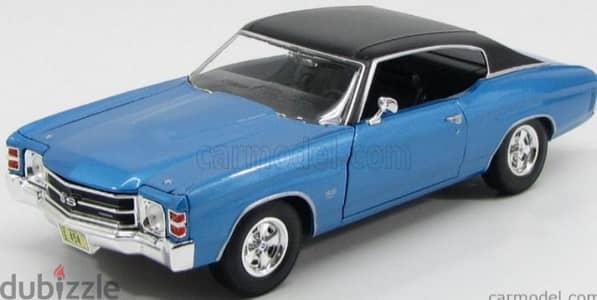 Chevrolet Chevelle 454 SS diecast car model 1;18.