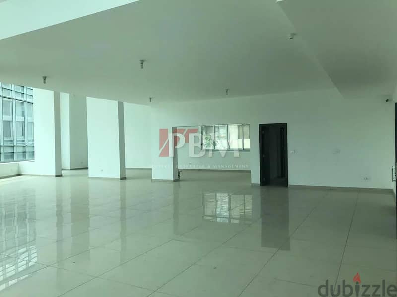 A High-Class Office For Rent In Sin El Fil | Terrace | 1117 SQM | 3