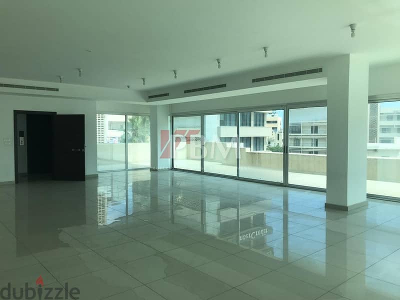 A High-Class Office For Rent In Sin El Fil | Terrace | 1117 SQM | 4