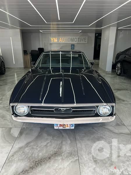 1972 Ford Mustang V8 crystal blue/dark blue leather imported from USA 1