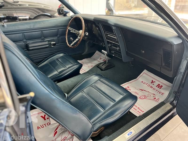 1972 Ford Mustang V8 crystal blue/dark blue leather imported from USA 11