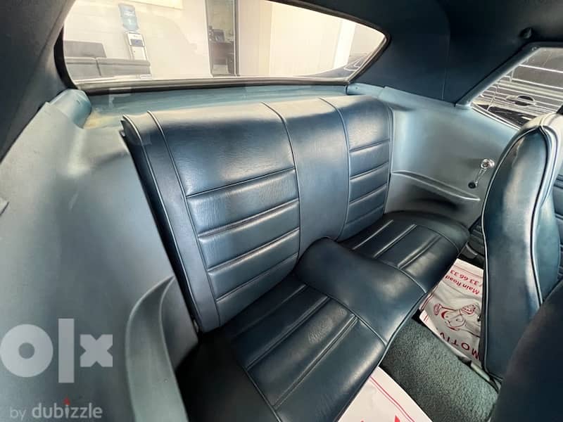 1972 Ford Mustang V8 crystal blue/dark blue leather imported from USA 12