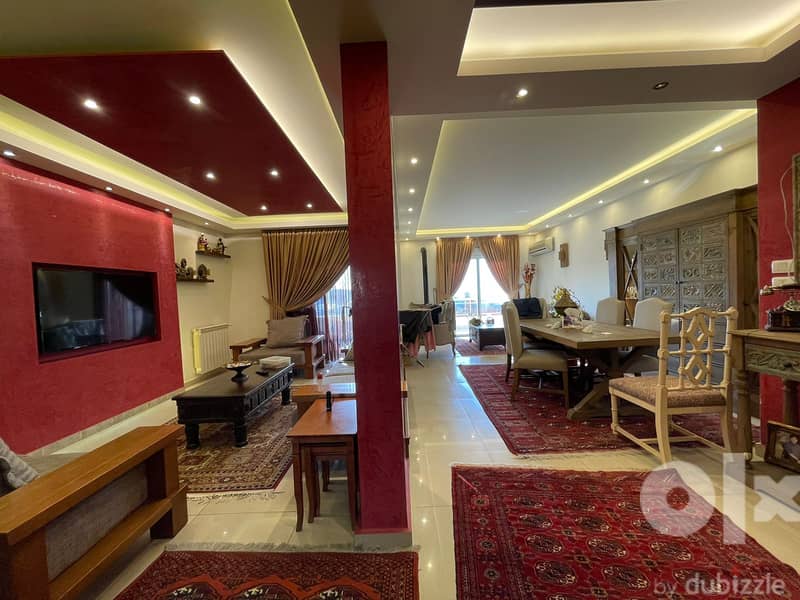 Ain Saadeh | Decorated 200m2 Duplex | High Celing | Balcony | Catchy 1