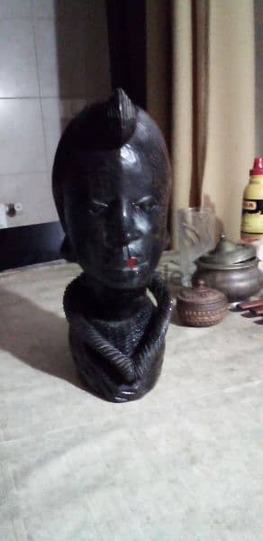 wooden statue