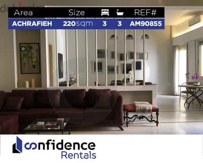 COME CHECK THIS! 220sqm apartment for rent in Ashrafieh! REF#AM90855