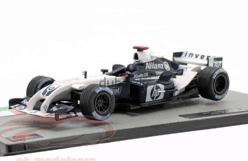 Juan Pablo Montoya Williams FW26 2004 diecast car model 1;43. 1