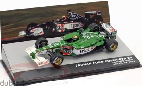 Luciano Burti Jaguar R2 2001 diecast car model 1;43.