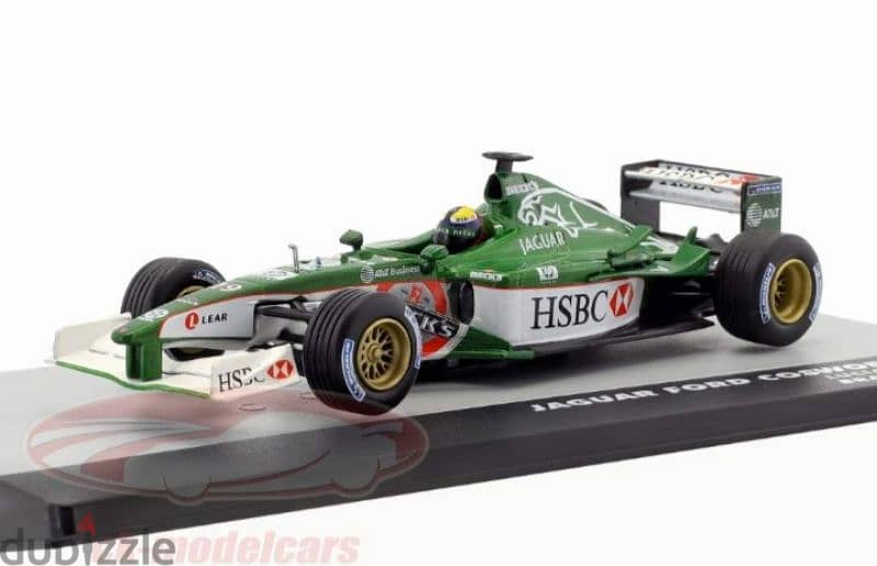 Luciano Burti Jaguar R2 2001 diecast car model 1;43. 1