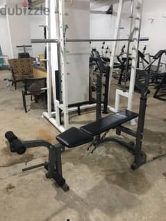 bench adjustable like new heavy duty very good quality 0