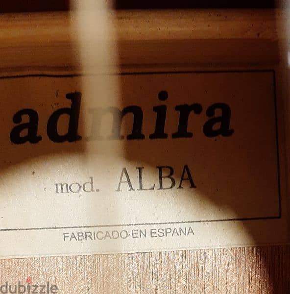 Admira Guitar new in box Made in Spain 2