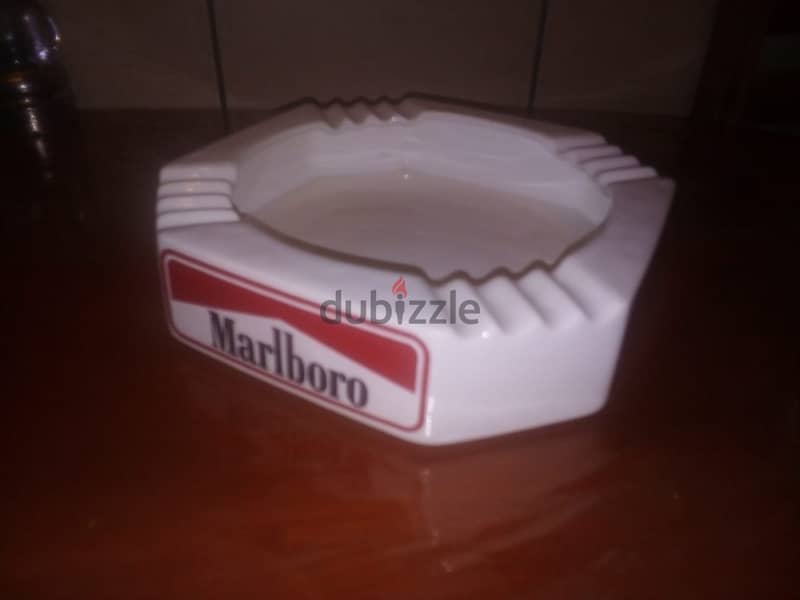 vintage marlboro ceramic ashtray 20*20 cm made in england 3