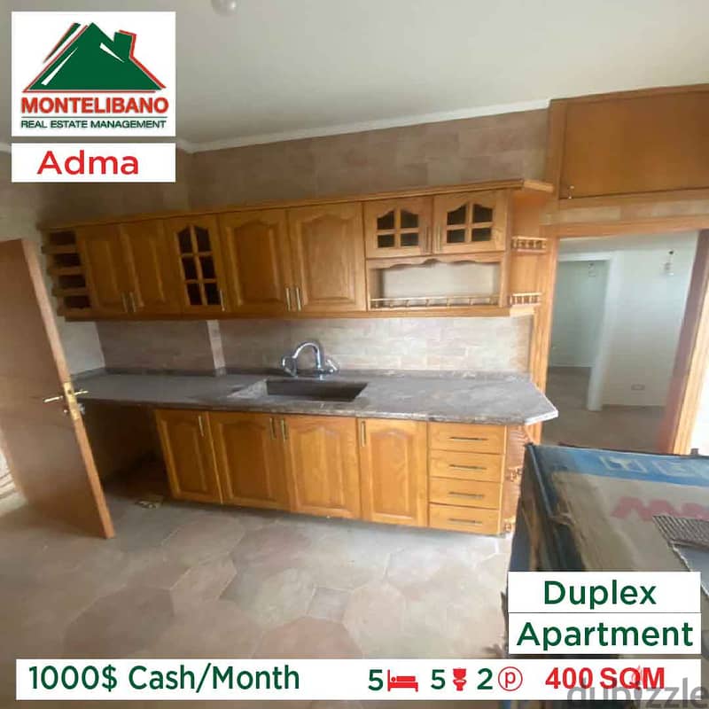 1000$ Cash/Month!! Apartment Duplex in Adma!! 5