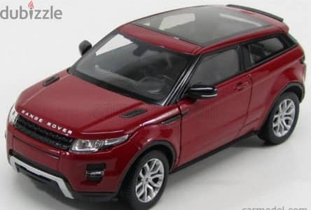 Range Rover Evoque diecast car model 1:24.