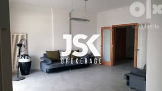 L04673-Well Located Apartment For Rent in a calm area of Bsalim