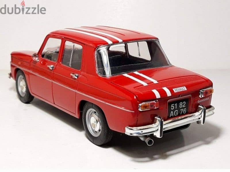 Renault Gordini diecast car model 1:24. 2