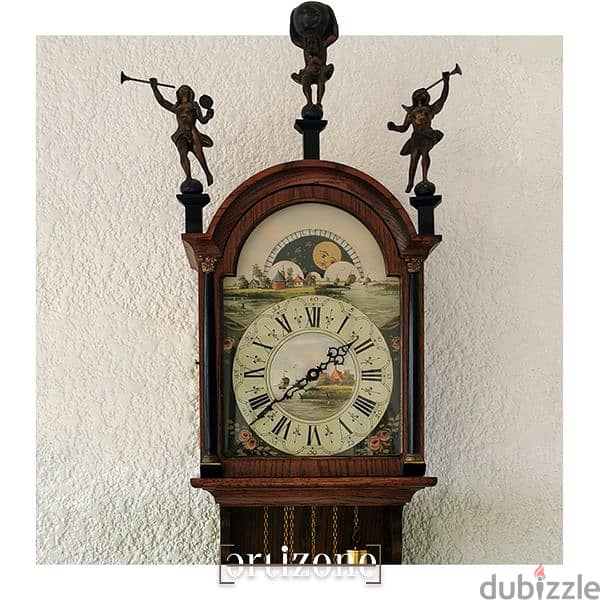 vintage wall clock ساعة حائط انتيك 1