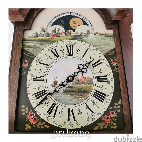 vintage wall clock ساعة حائط انتيك 7