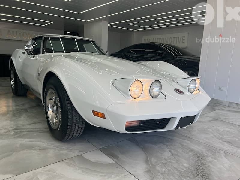 1974 Corvette stingray white/burgandy fully restored in USA like new!! 7