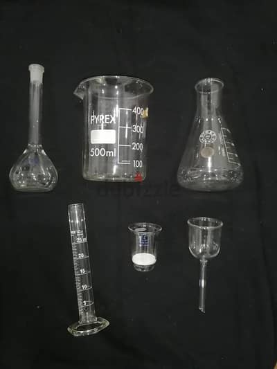 chemistry and biology pyrex glass laboratory equipments