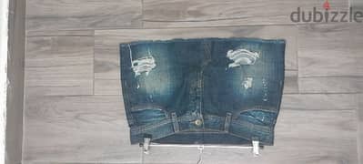 Benetton Jeans Skirt 0