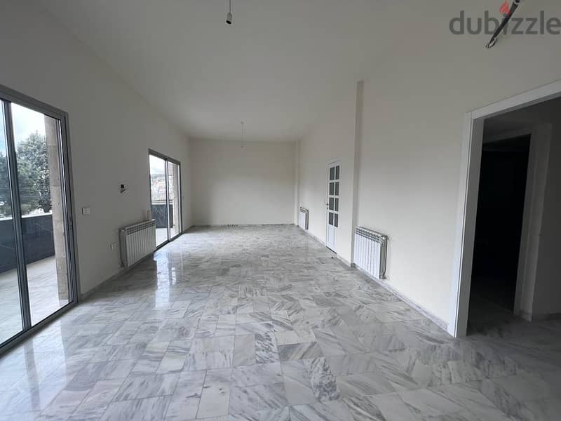 3 BR apartment for sale with terrace in Beit Meri 2