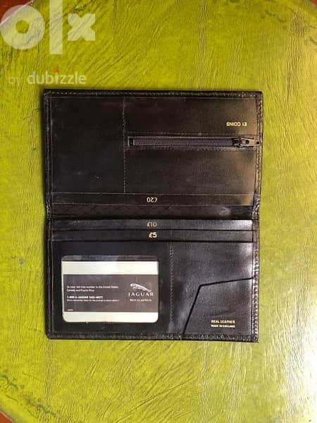 Authentic Real Leather Wallet made in England 1