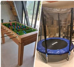 trampoline & babyfoot  (2 items)