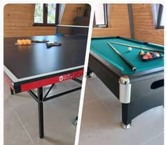 oyrex table tennis + billiard 7ft