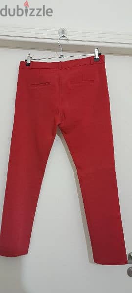 Miss Esta Red Classic Pants 1