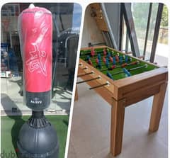 Stand boxing bag + babyfoot